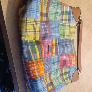 Dooney & Bourke Multicolor Plaid Shoulder Bag